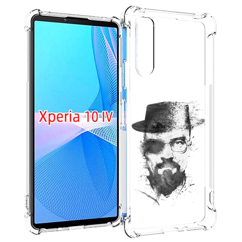 Чехол MyPads загадочный человек для Sony Xperia 10 IV (10-4) задняя-панель-накладка-бампер