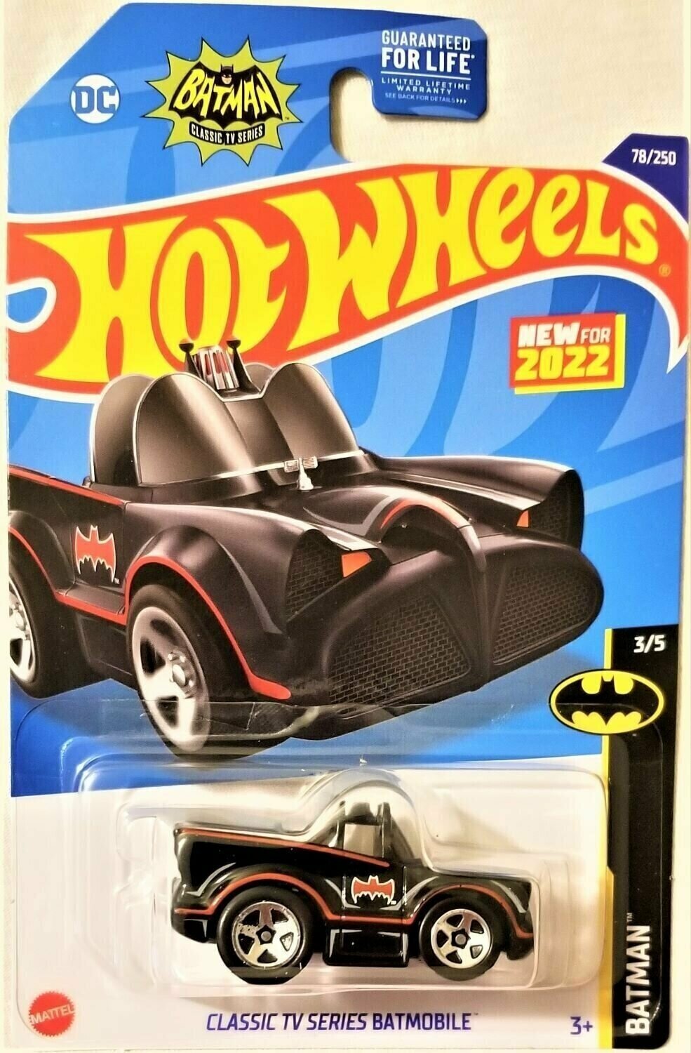 Машинка базовая Hot Wheels Classic TV Series Batmobile