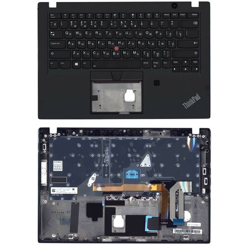 Клавиатура для ноутбука Lenovo ThinkPad T490s топкейс клавиатура для ноутбука lenovo thinkpad t490s fpr топкейс черный