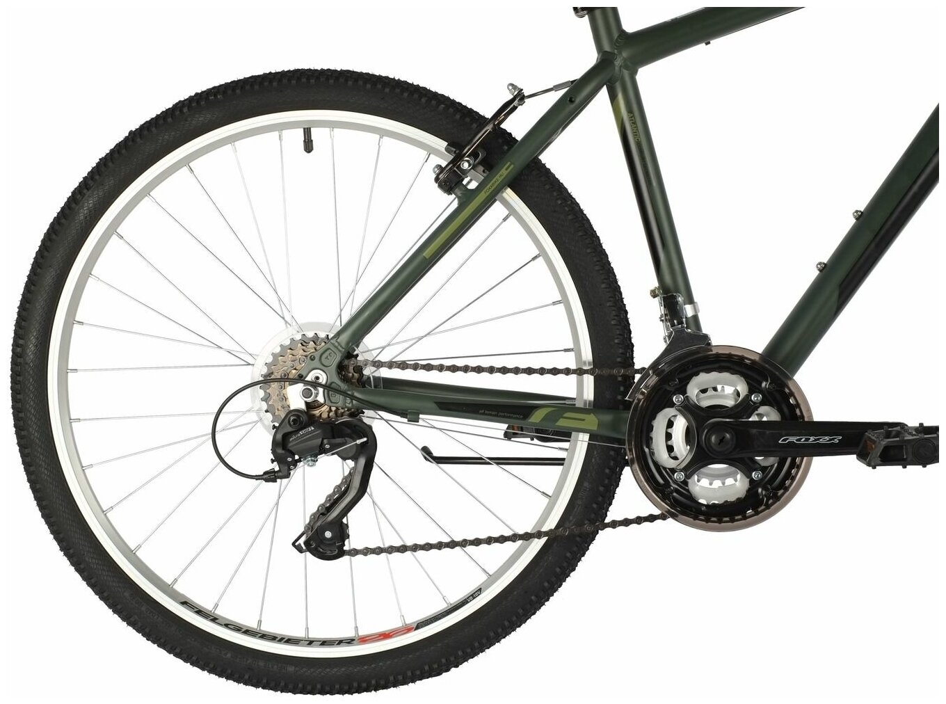 *Велосипед Foxx 26" Atlantic 18" зеленый, алюминий 26AHV. ATLAN.18GN1