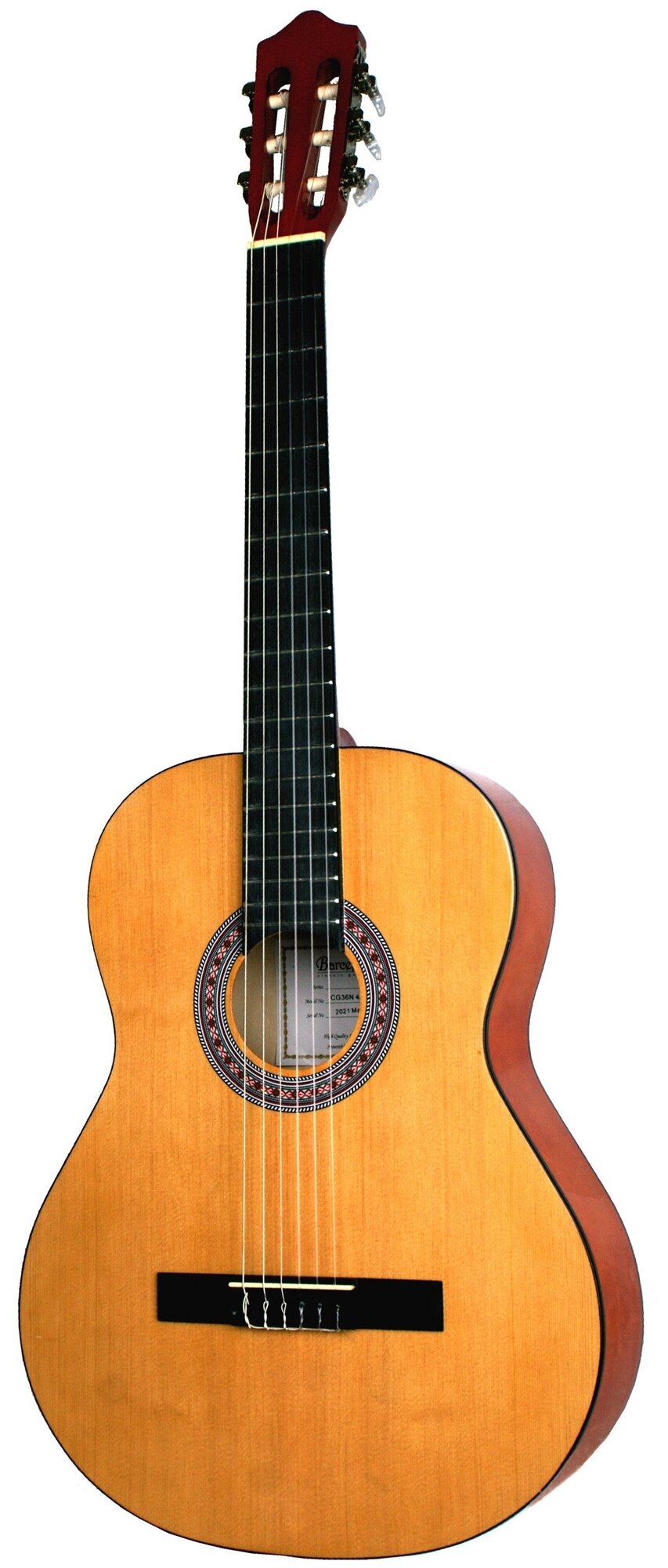 Barcelona CG36N 4/4 Классическая гитара,4/4, цвет-натуральный, глянцевый
