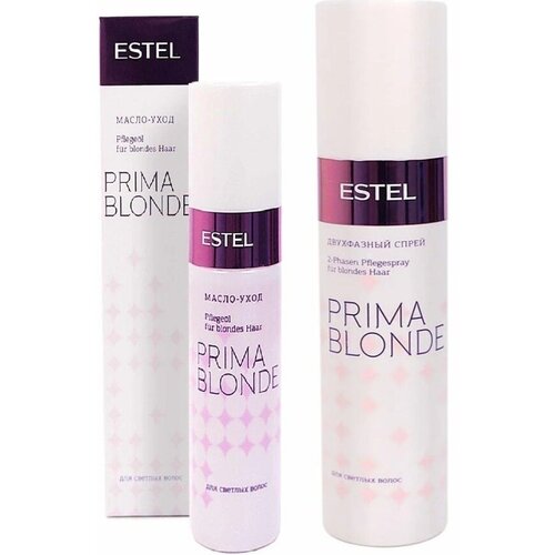 Набор Prima Blonde масло-уход + двухфазный спрей