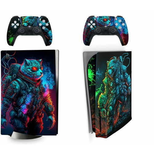 Защитная плёнка винил Anthropomorphic на Sony PlayStation 5 Disc Edition игровая консоль полный комплект геймпады 79400₽