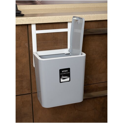 Мусорное ведро подвесная урна на кухню, ванную, 6 литр.