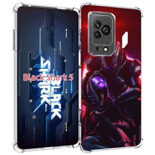 чехол mypads mass effect legendary edition для xiaomi black shark 5 задняя панель накладка бампер Чехол MyPads Mass Effect для Xiaomi Black Shark 5 задняя-панель-накладка-бампер