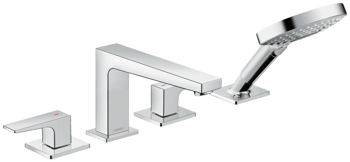 Смеситель на борт ванны, хром, Hansgrohe Metropol 32552000