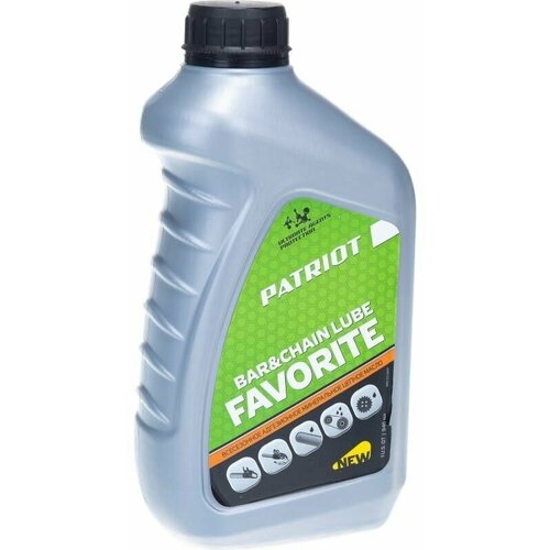 Масло цепное FAVORITE BAR&CHAIN LUBE (0.946 л) PATRIOT 850030601 подарок на день рождения мужчине, любимому, папе, дедушке, парню масло для смазки цепи maxcut bar