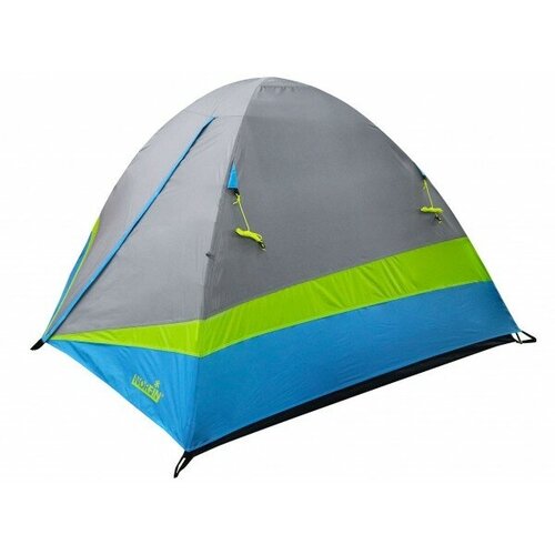 палатка трекинговая трёхместная norfin simo 3 nfl серый голубой зеленый Палатка 3-х местная Norfin SIMO 3 NFL