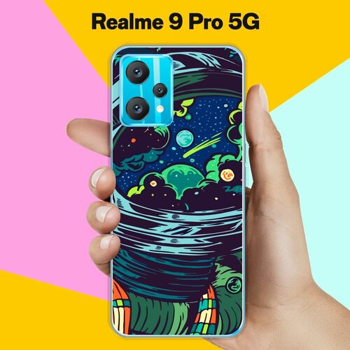 Силиконовый чехол на realme 9 Pro 5G Астронавт 60 / для Реалми 9 Про силиконовый чехол на realme 9 pro 5g астронавт 50 для реалми 9 про