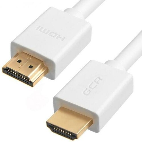 Кабель HDMI 1.5м Green Connection GCR-HM761-1.5m круглый белый