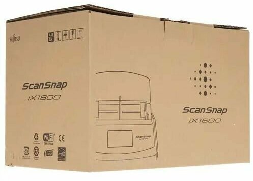 Сканер Fujitsu ScanSnap iX1600 белый [pa03770-b401] - фото №5
