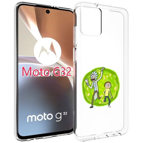 Чехол MyPads рик-и-морти-в-кружке для Motorola Moto G32 задняя-панель-накладка-бампер чехол mypads рик и морти в кружке для motorola moto edge x30 задняя панель накладка бампер