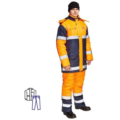 Костюм зимний Спектр-1 куртка и брюки (размер 60-62, рост 182-188)