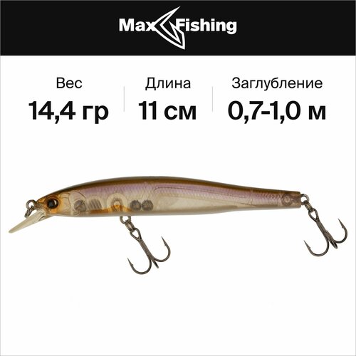 фото Воблер для рыбалки owner cultiva ct minnow 110 f #47 14,4 гр