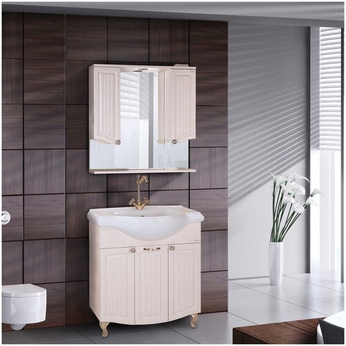 Мебель для ванной Onika Арно-Классик 80.11 белое дерево