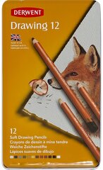 Derwent Набор цветных карандашей заточенный 12 цв. 12 шт. 0700671 Drawing
