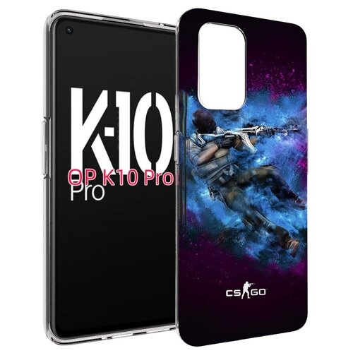 Чехол MyPads CS-go-террорист для OPPO K10 Pro задняя-панель-накладка-бампер чехол mypads cs go логотип мужской для oppo k10 pro задняя панель накладка бампер