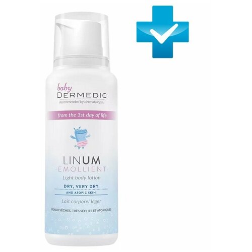 Dermedic Linum emollient Baby Легкий лосьон детский для тела с первого дня жизни 205 г