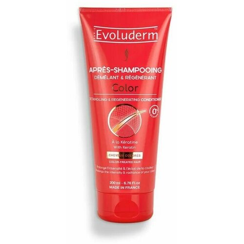 Кондиционер для волос EVOLUDERM Color, 200мл, 2 штуки.