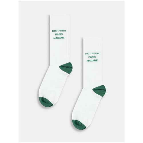 фото Носки nfpm drole de monsieur ( one size / белый / b-sk101-co024-gn )