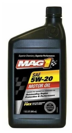 Полусинтетическое моторное масло MAG1 5W-20 Synthetic Blend (946 мл)