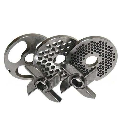 599.0 Комплект ножей для мясорубки УКМ М 600, МИМ 500 (ножи с буртом)(Д-105/25мм) - Спб (599.0.605.606.607.608)