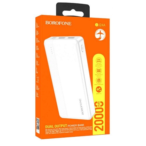 Внешний аккумулятор Borofone BJ24A 20000mAh черный 221500₽