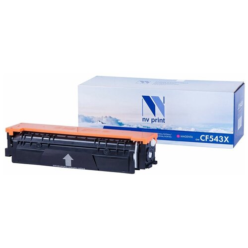 Картридж совместимый NV PRINT NV-CF543XM для HP Color LaserJet Pro M254dw/ M254nw/ M280nw/ M281fdn/ M281fdw, пурпурный картридж cactus cs cf540a black для hp laserjet m254dw m254nw m280nw m281fdn m281fdw 1400стр