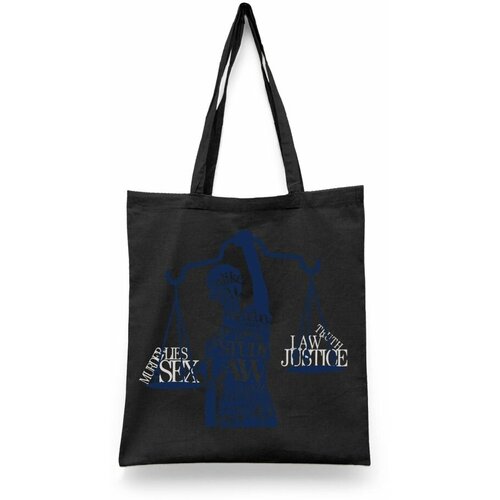 фото Сумка шоппер каждому своё, черный