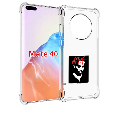 Чехол MyPads Playboi Carti - Whole Lotta Red для Huawei Mate 40 / Mate 40E задняя-панель-накладка-бампер чехол mypads playboi carti whole lotta red для motorola defy 2021 задняя панель накладка бампер