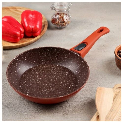 Сковорода кованая Magistro Terra d 20 см съёмная ручка индукция 2009₽