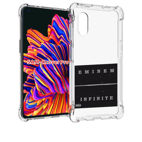 чехол mypads eminem infinite для samsung galaxy xcover 5 задняя панель накладка бампер Чехол MyPads Eminem INFINITE для Samsung Galaxy Xcover Pro 1 задняя-панель-накладка-бампер