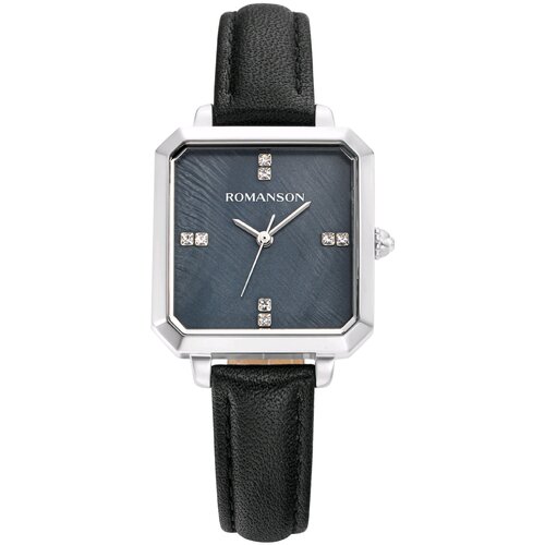 Наручные часы ROMANSON RL 0B14L LW(BK), серый наручные часы romanson часы romanson rl 0b13l lg bk