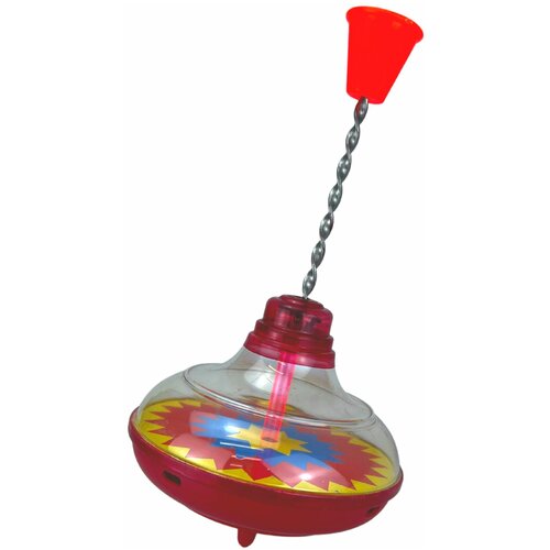 Юла, Игрушка детская, развивающая, прозрачная, диаметр 12 см. юла игрушка детская развивающая прозрачная диаметр 12 см