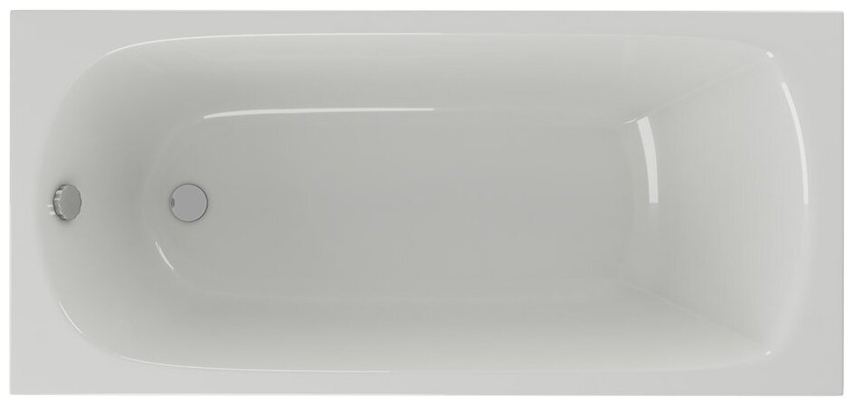 Акриловая ванна Aquatek Ника 170х75 см NIK170-0000001, белый - фото №1