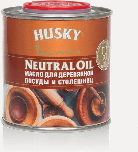 Изображение товара Масло Husky Siberian для деревянной посуды и столешниц, 0,25 л