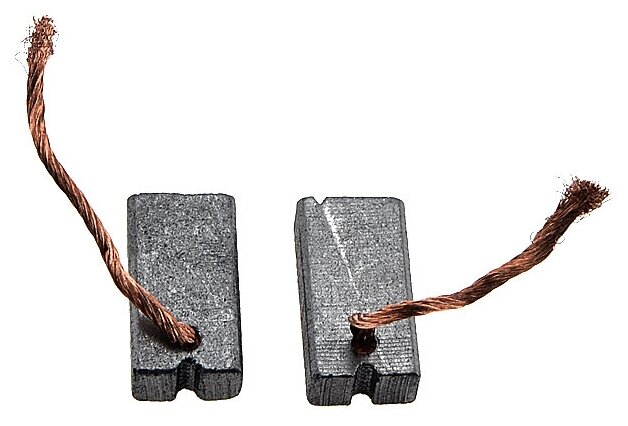 фото Щетка графитовая (пара) 20x10.8x6.3 для измельчителя садового ЗУБР ЗИЭ-40-2500