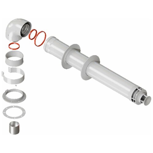 Комплект дымохода стандарт универсальный 60100 - 900мм кроме Immergas и Navien Deluxe 75100 стар 250000₽