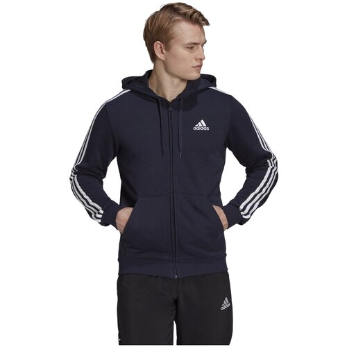 Толстовка adidas, размер S, синий