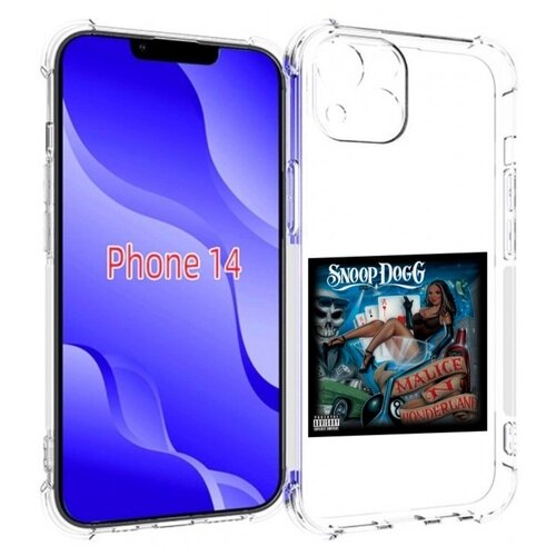 Чехол MyPads Snoop Dogg MALICE N WONDERLAND для iPhone 14 (6.1) задняя-панель-накладка-бампер чехол mypads snoop dogg malice n wonderland для vivo y76 5g задняя панель накладка бампер