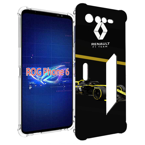 Чехол MyPads рено renault 2 для Asus ROG Phone 6 задняя-панель-накладка-бампер чехол mypads рено 4 мужской для asus rog phone 6 задняя панель накладка бампер