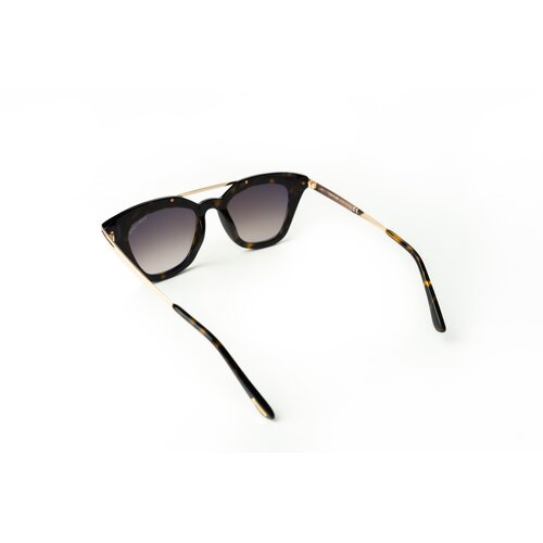 фото Солнцезащитные очки tom ford, клабмастеры, с защитой от уф, градиентные, для женщин, коричневый