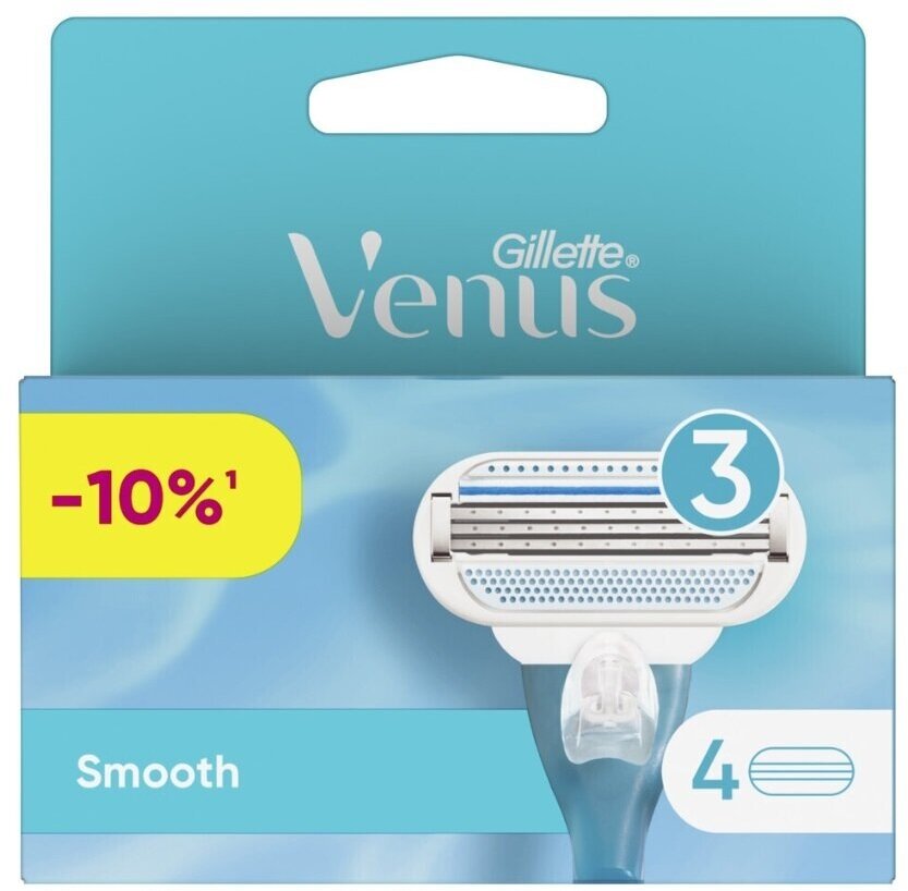 Сменные кассеты Venus Smooth, 4 шт