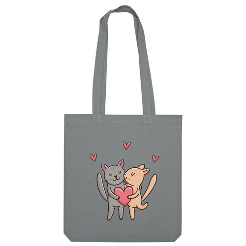 фото Сумка шоппер us basic, серый