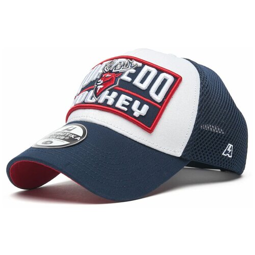 фото Бейсболка мужская с сеткой хк торпедо atributika & club, кепка синяя атрибутика и клуб летняя