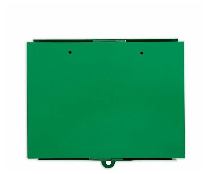 --- Ящик почтовый без замка (с петлёй), горизонтальный «Письмо», зелёный - фотография № 4