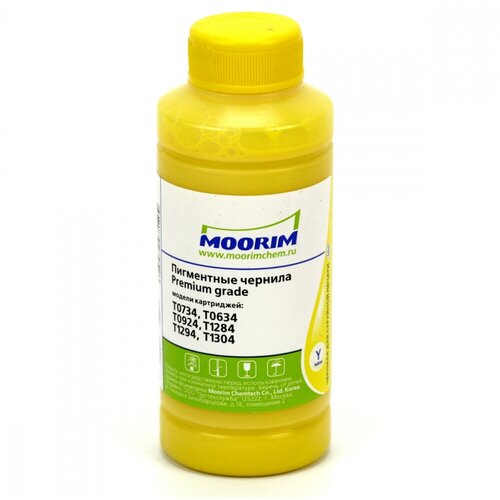 Чернила Moorim для Epson T0734/0924 100g Yellow Pigment