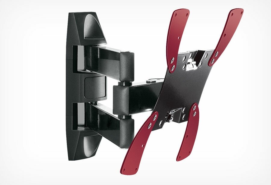Кронштейн для телевизора Holder LCDS-5066, 22-42", настенный, поворот и наклон, черный