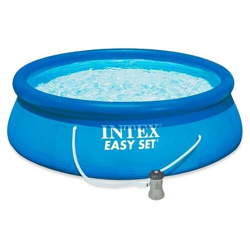 Бассейн надувной Easy Set, 396 х 84 см, фильтр насос, 28142 INTEX