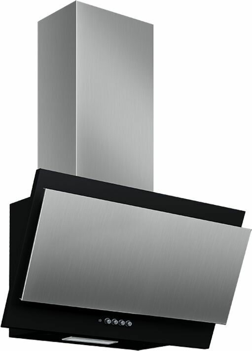 Каминная вытяжка Elikor Титан 60Н-430-К3Д нержавеющая сталь/черный